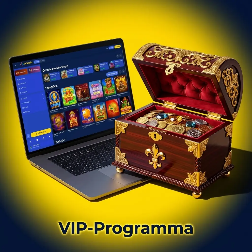 VIP-programma met 5 niveaus van Bronze tot Diamond, met cashback tot 15% en snelle uitbetalingen