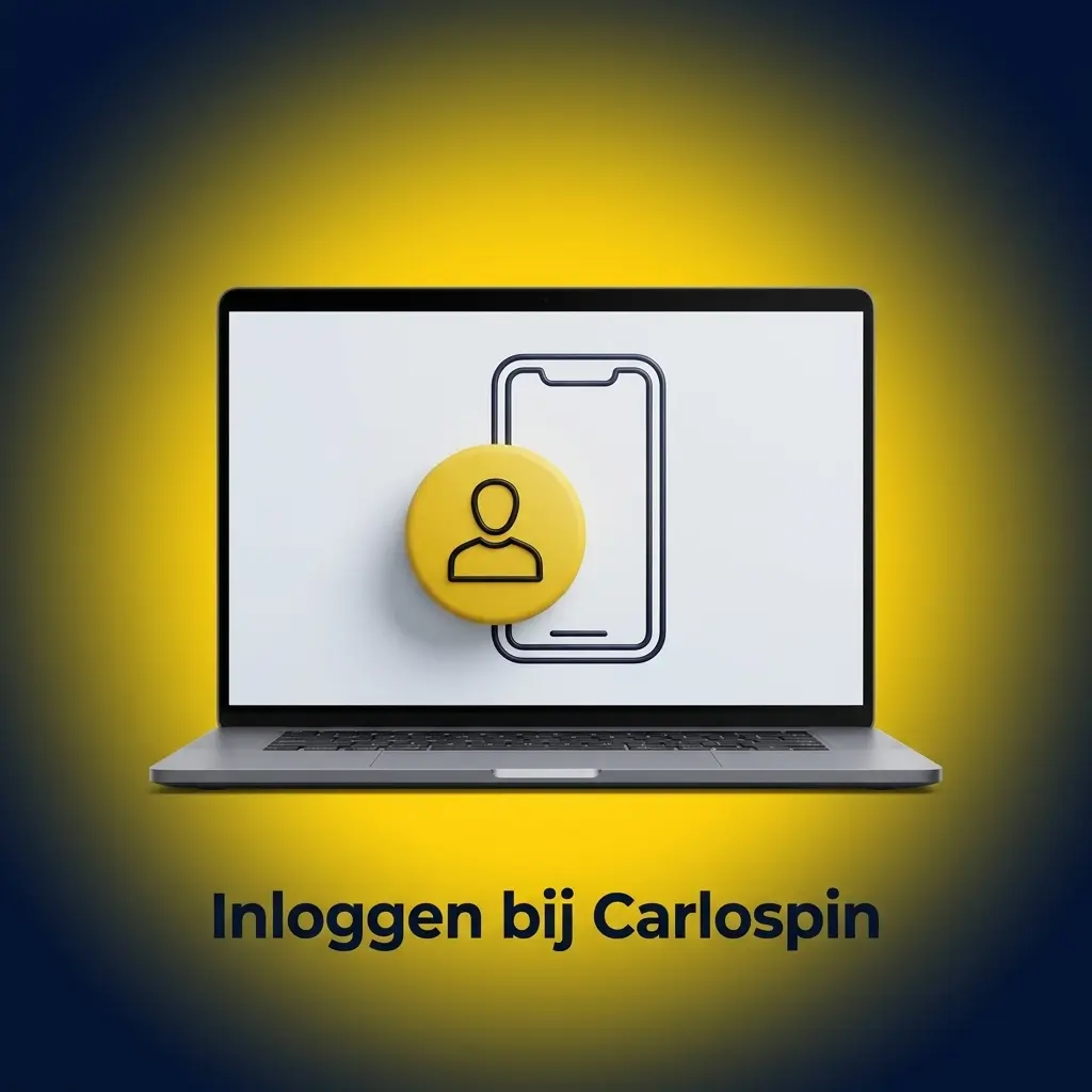 Inloggen bij Carlospin met e-mailadres en wachtwoord via de inlogknop op de website
